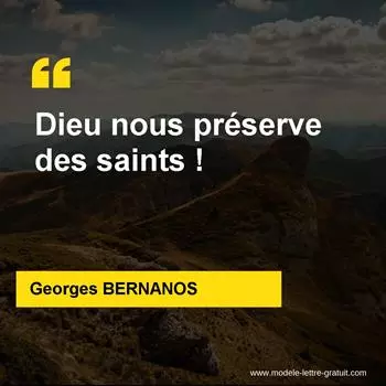 Citation Georges BERNANOS