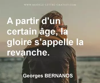 Citation de Georges BERNANOS