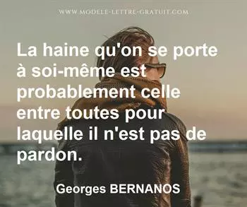 Citation de Georges BERNANOS