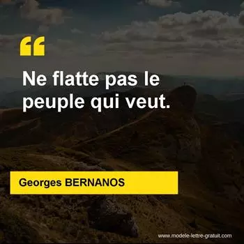 Citation Georges BERNANOS