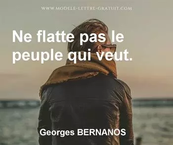 Citation de Georges BERNANOS