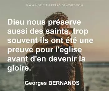 Citation de Georges BERNANOS