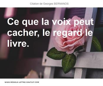 Citations Georges BERNANOS