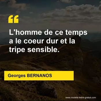 Citation Georges BERNANOS