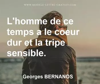 Citation de Georges BERNANOS