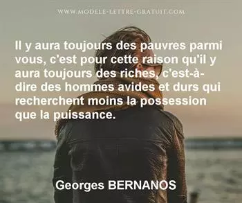 Citation de Georges BERNANOS