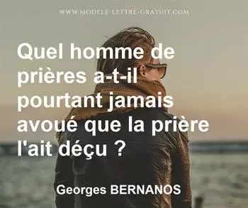 Citation de Georges BERNANOS
