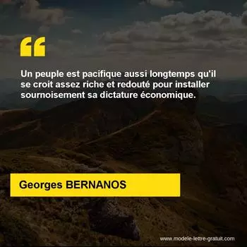 Citation Georges BERNANOS