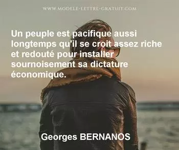 Citation de Georges BERNANOS