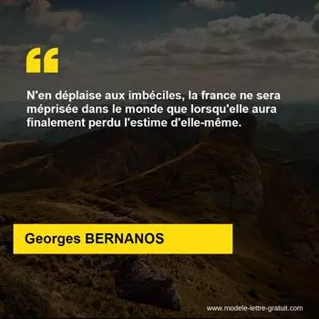 Citation Georges BERNANOS