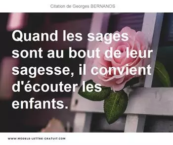 Citations Georges BERNANOS