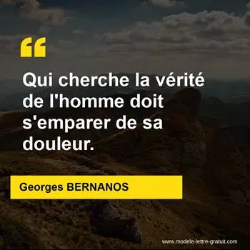 Citation Georges BERNANOS