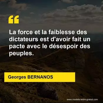 Citation Georges BERNANOS
