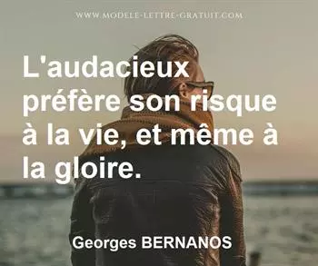 Citation de Georges BERNANOS