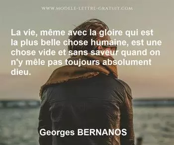 Citation de Georges BERNANOS