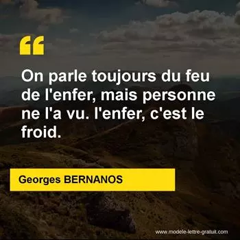 Citation Georges BERNANOS
