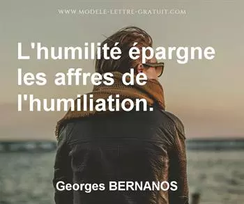 Citation de Georges BERNANOS