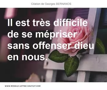 Citations Georges BERNANOS
