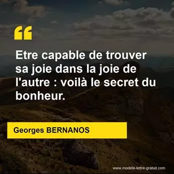 Citation Georges BERNANOS