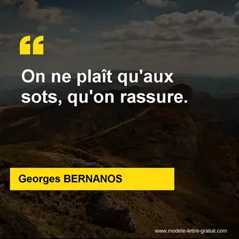 Citation Georges BERNANOS