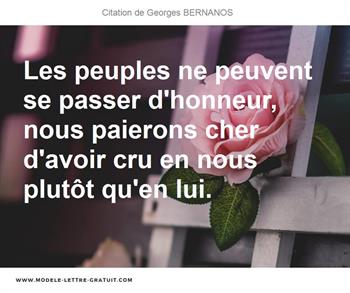 Citations Georges BERNANOS