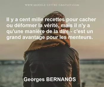 Citation de Georges BERNANOS