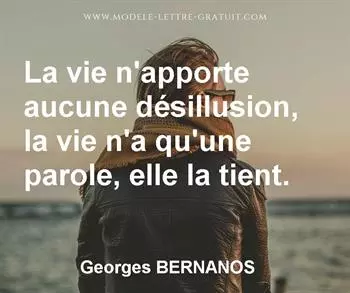 Citation de Georges BERNANOS