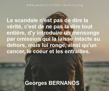 Citation de Georges BERNANOS