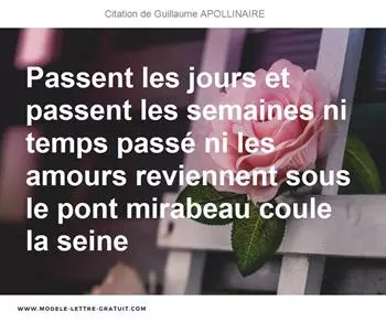 Citations Guillaume APOLLINAIRE