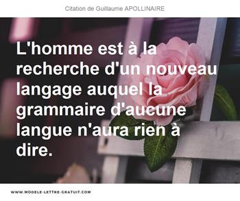 Citations Guillaume APOLLINAIRE