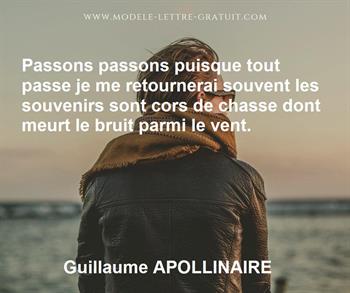 Citation de Guillaume APOLLINAIRE