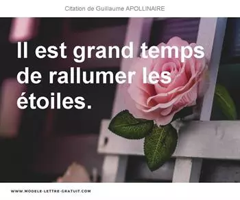 Citations Guillaume APOLLINAIRE