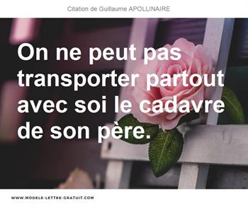 Citations Guillaume APOLLINAIRE