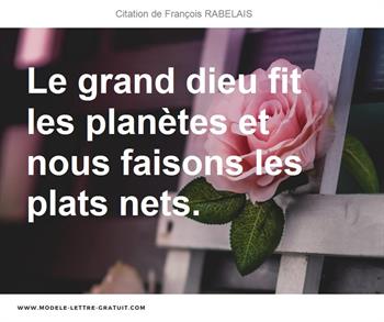 Citations François RABELAIS