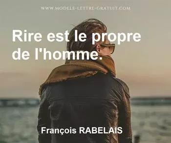 Citation de François RABELAIS