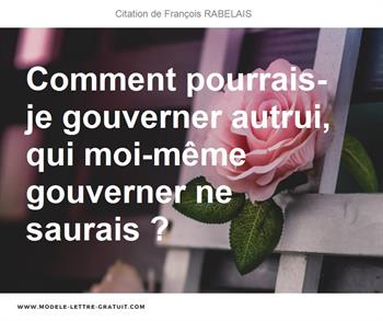 Citations François RABELAIS