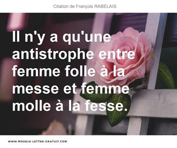 Citations François RABELAIS