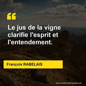 Citation François RABELAIS