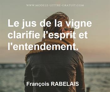 Citation de François RABELAIS