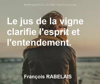 Citation de François RABELAIS