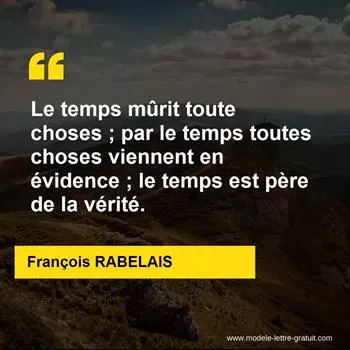 Citation François RABELAIS