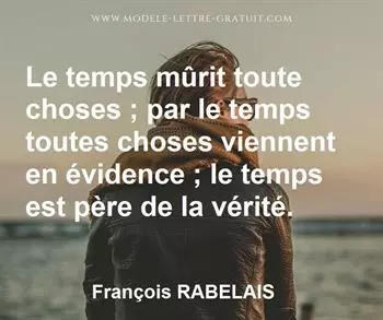 Citation de François RABELAIS