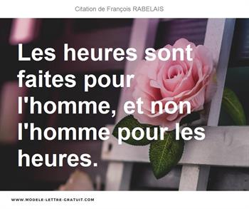 Citations François RABELAIS