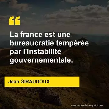 Citation Jean GIRAUDOUX