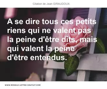 Citations Jean GIRAUDOUX