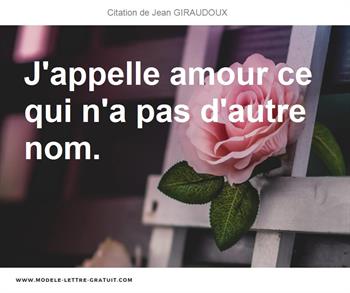 Citations Jean GIRAUDOUX