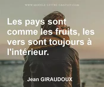 Citation de Jean GIRAUDOUX