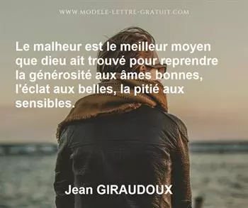 Citation de Jean GIRAUDOUX