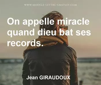 Citation de Jean GIRAUDOUX