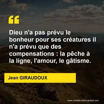 Citation Jean GIRAUDOUX